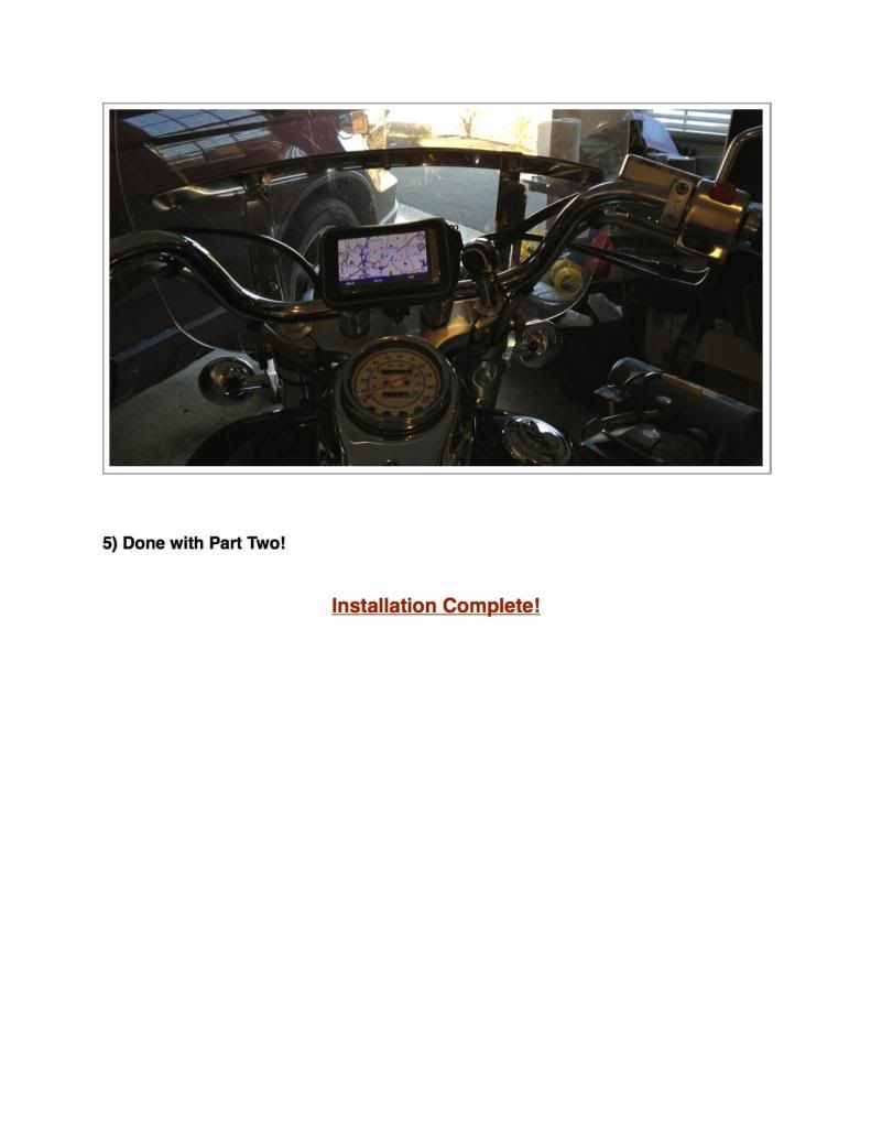 How To Install DC Adapter and GPS/Phone Mount on V Star 650 Yamaha